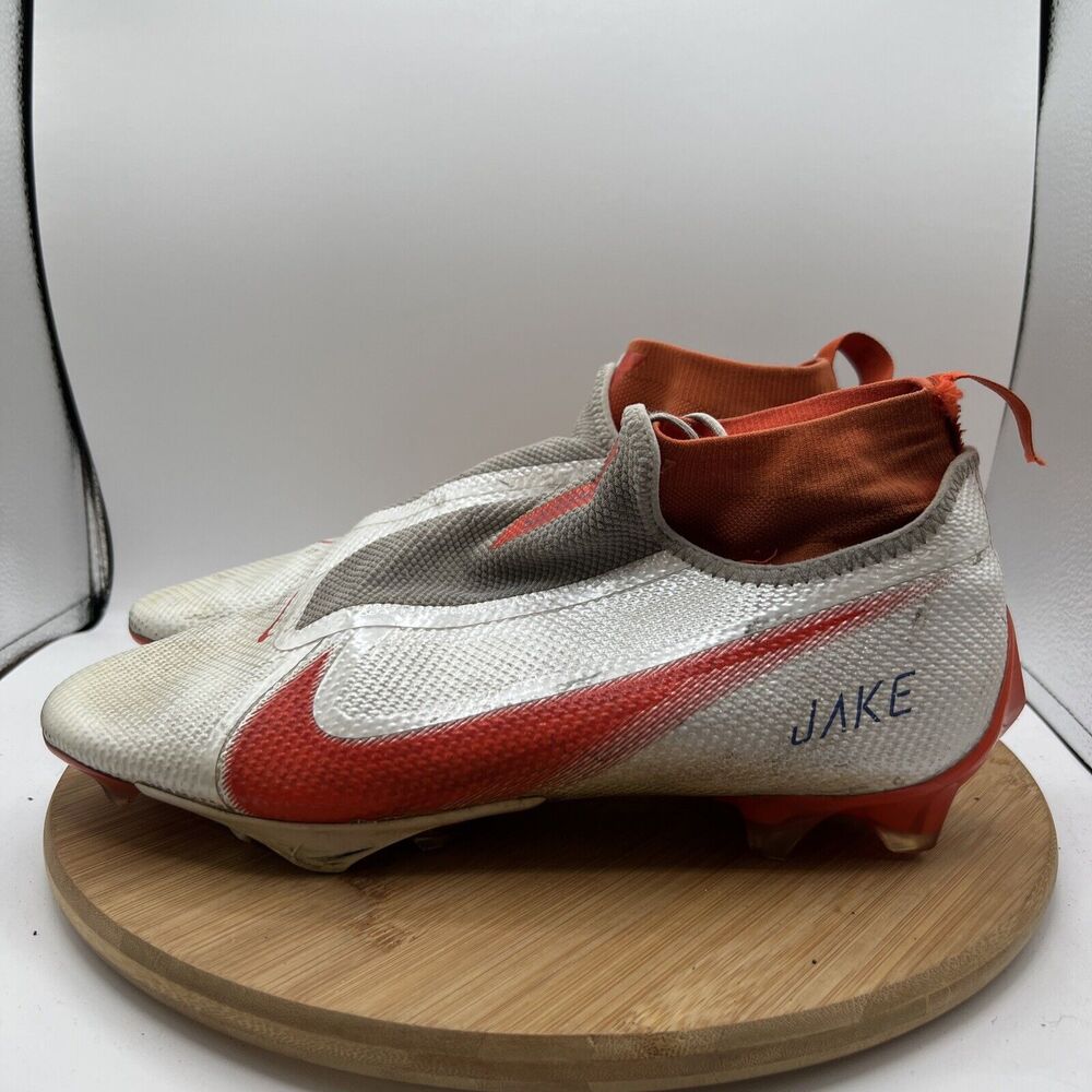 Nike Men’s Size 11.5 Vapor Meat Engineered For Speed Ghost Lacw Cleat Orange